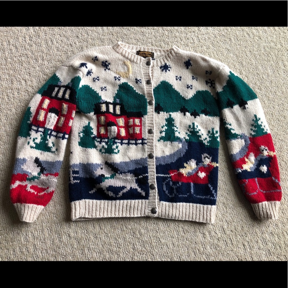 Vintage Eddie Bauer Christmas sweater